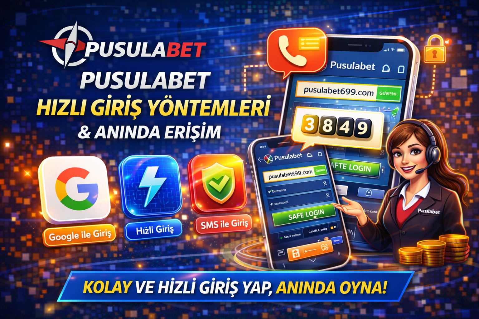 Pusulabet Hızlı Giriş Yöntemleri ve Anında Erişim