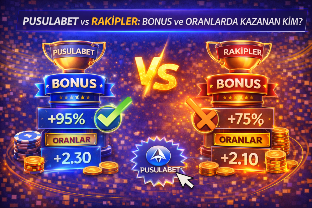Pusulabet vs rakipler, bonus karşılaştırması ve bahis oranlarında kazanan analiz