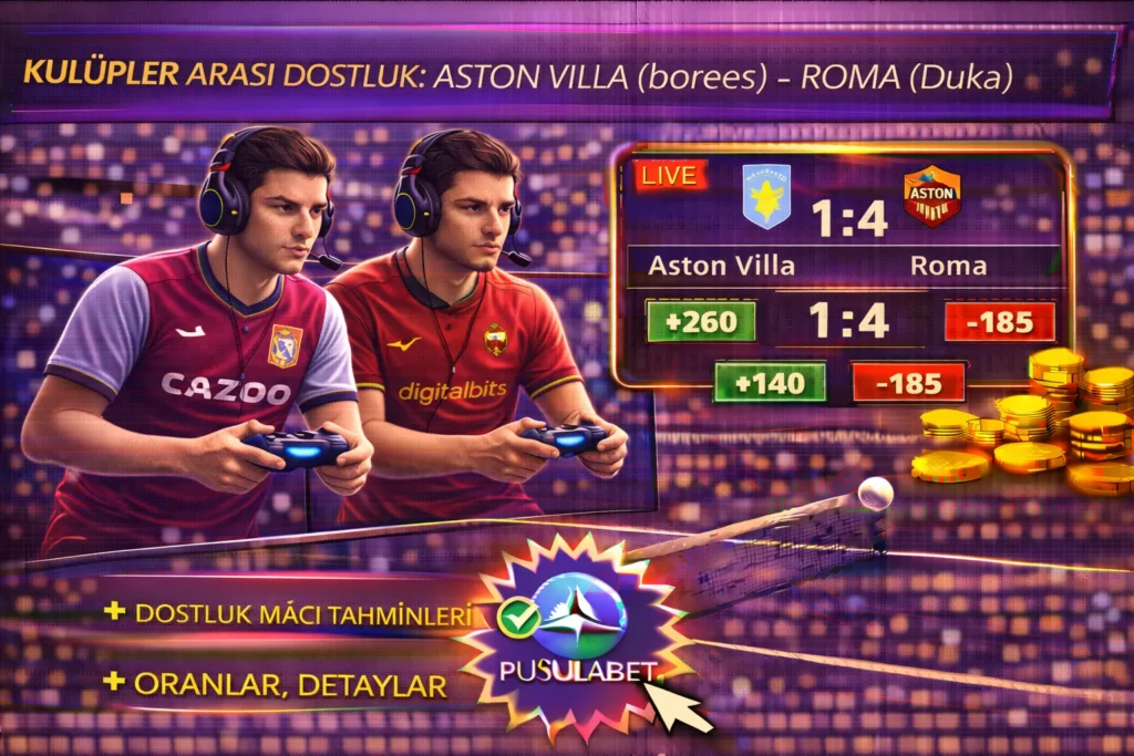 Aston Villa Borees Roma Duka Premier Lig Vs Serie A
