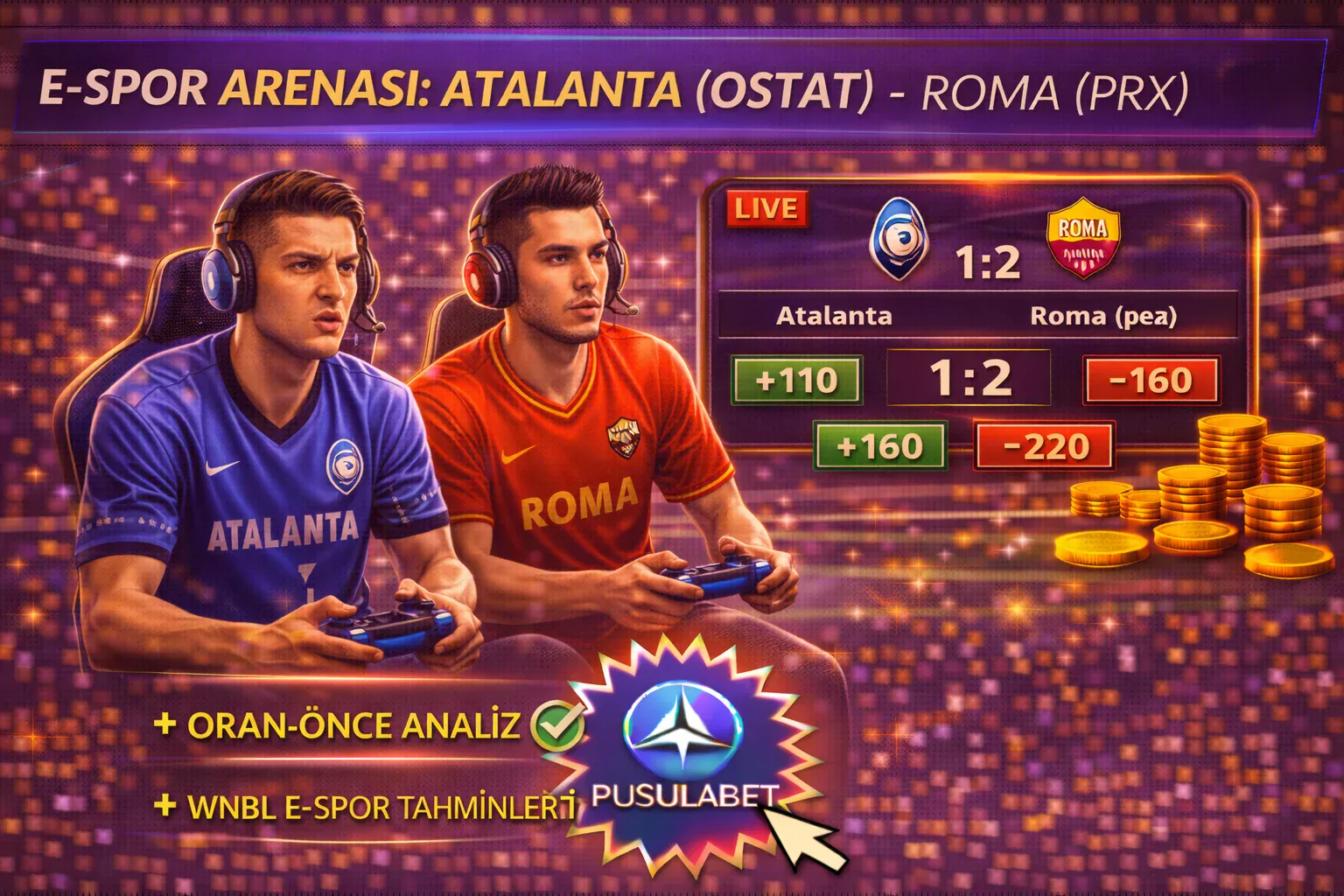 Atalanta (Ostat) – Roma (prx): Sanal Sahada İtalyan Derbisi