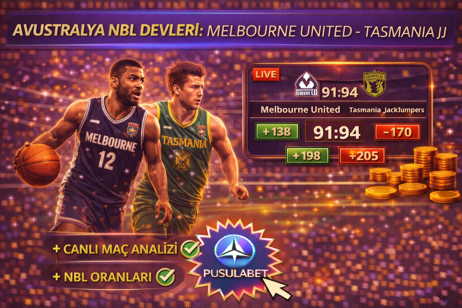 Melbourne United – Tasmania JackJumpers: Zirve Mücadelesi