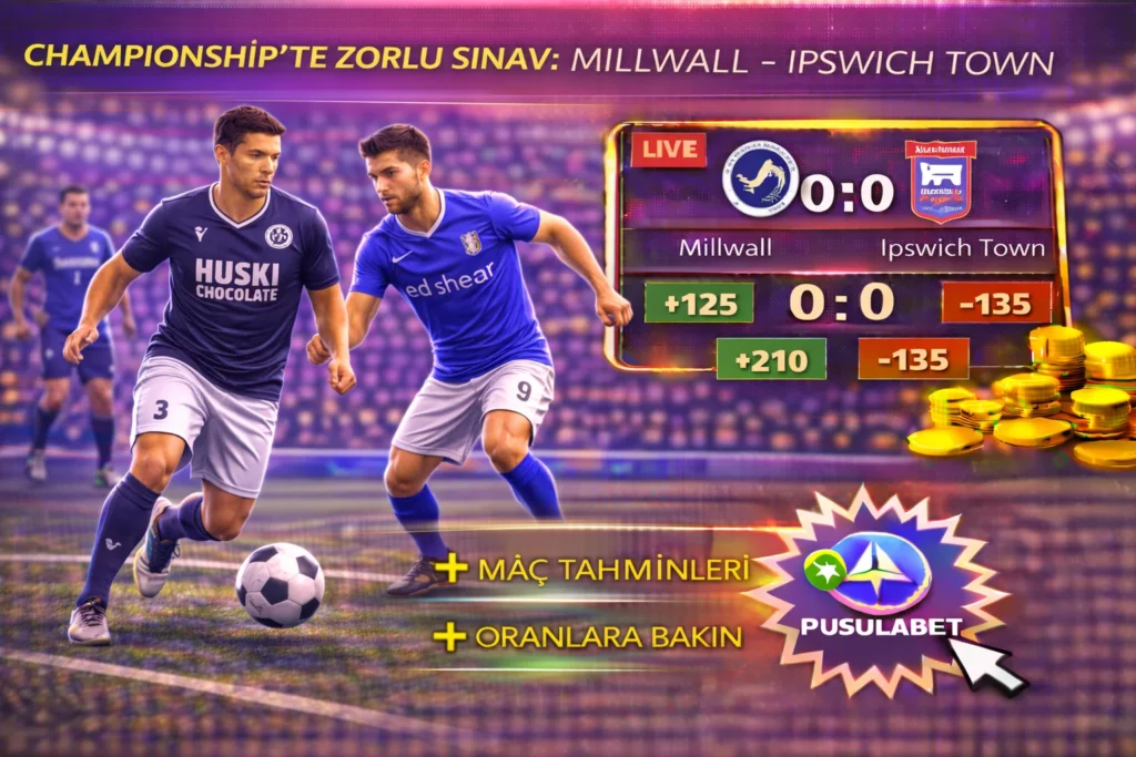 Millwall Ipswich Town The Dende Fiziksel Savas
