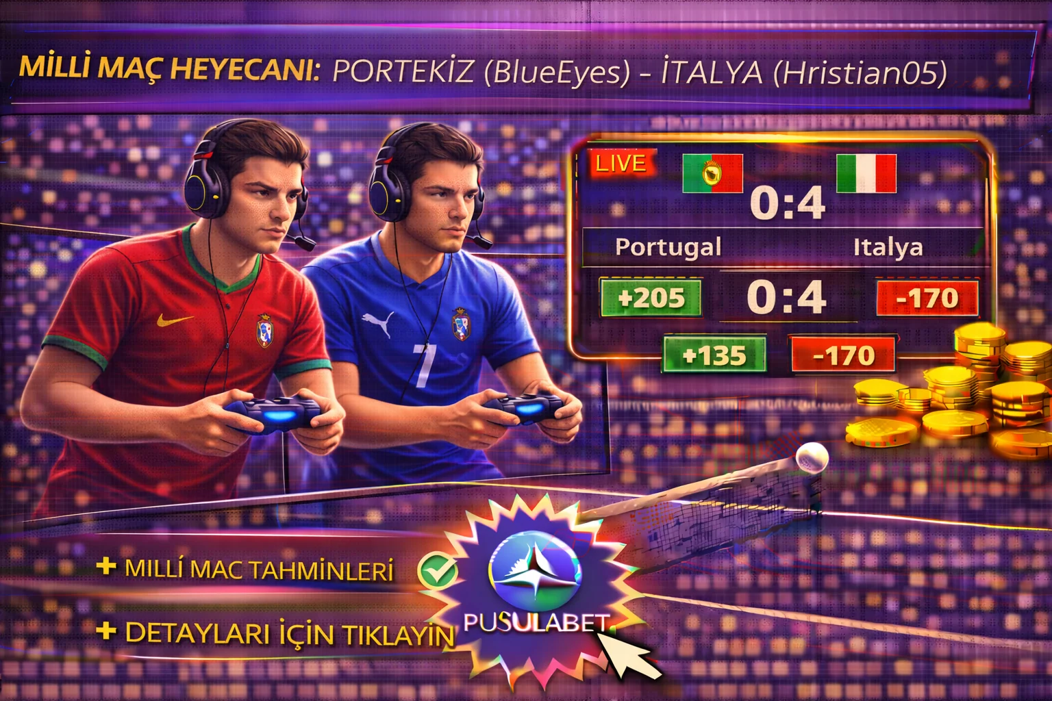 Portugal (BlueEyes) – Italy (Hristian05): Ronaldo Faktörü ve İtalyan Kilidi