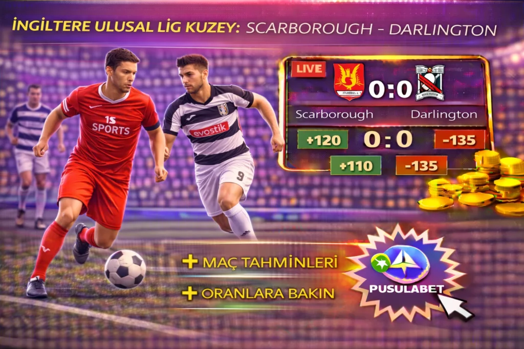 Scarborough Athletic Darlington Camur Tutku Ve Futbol