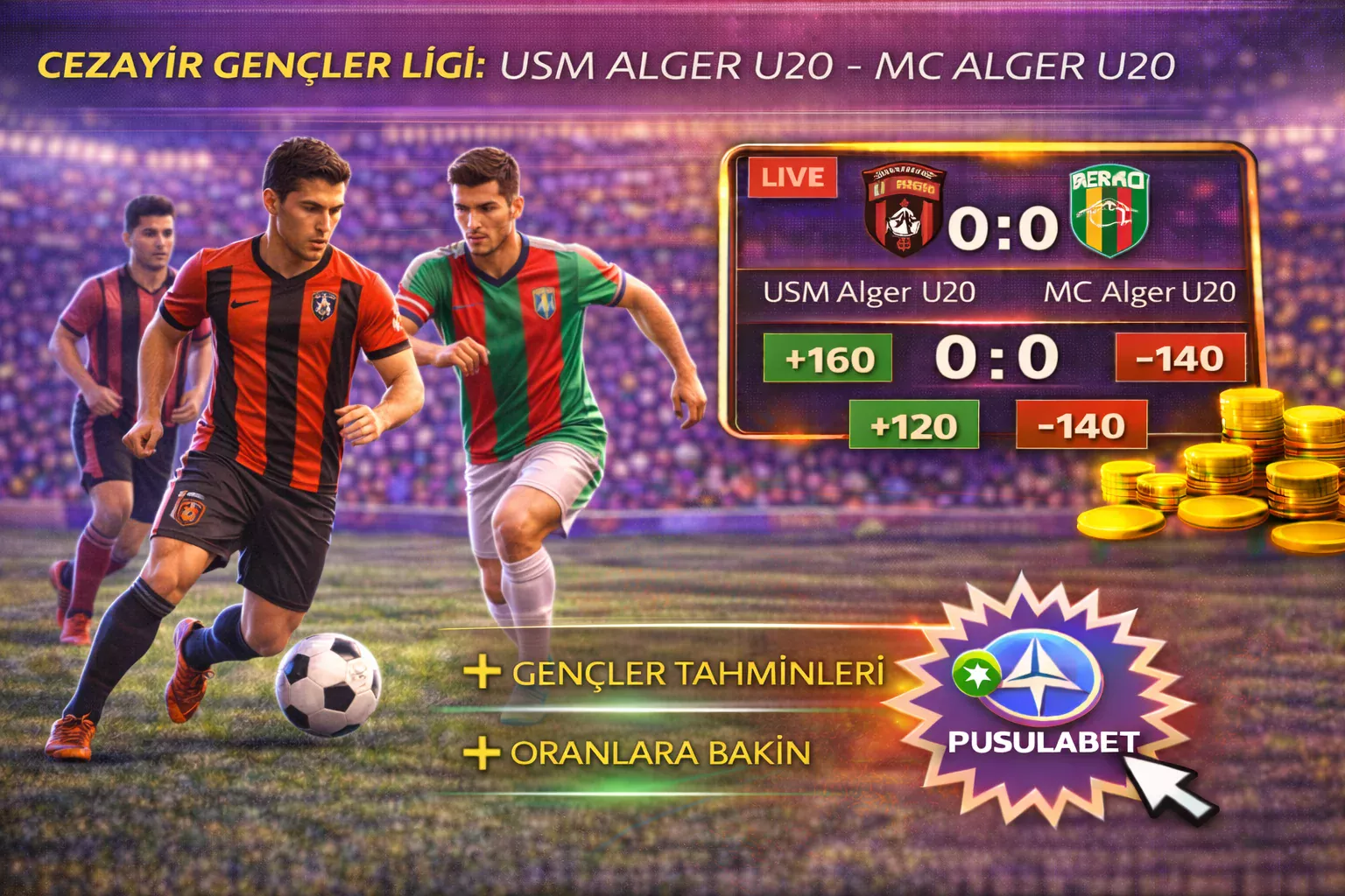 USM Alger U20 – MC Alger U20: Cezayir Derbisi’nin Genç Yüzü