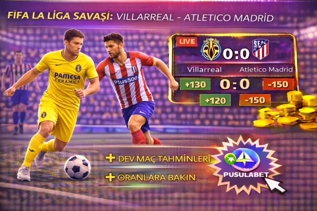 Villarreal Dm1trena Atletico Madrid Boulevard Taktiklerin Savasi