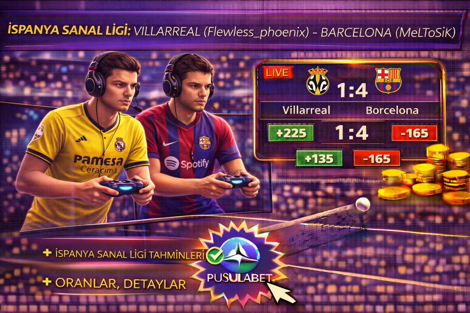 Villarreal (Flewless_phoenix) – Barcelona (MeLToSiK): Taktik ve Hızın Dansı